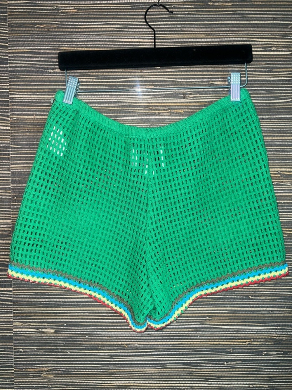 🆕 Urban Outfitters BDG Baja
Crochet Shorts Green Small CoverUp - Picture 7 of 14